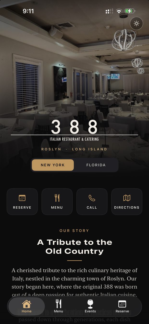 388 Restaurant screen 1