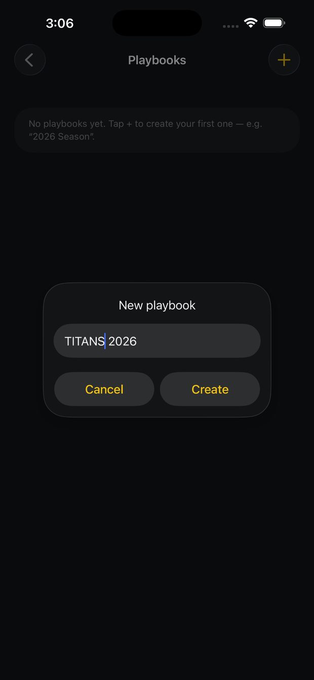 The Playbook screen 4